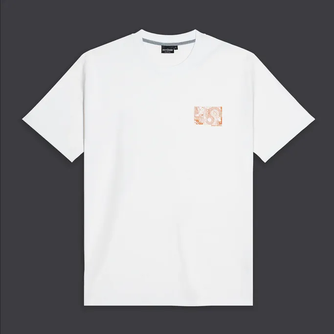 Dolly Noire t-shirt manica corta Kunyoshi Red Blue Tee TS170-TA-02 white Comfy Top