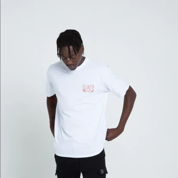 Dolly Noire t-shirt manica corta Kunyoshi Red Blue Tee TS170-TA-02 white Modern and Soft sporty and comfortable