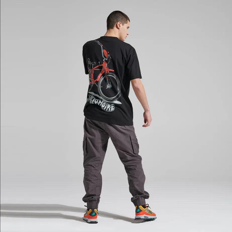 BreathableMeshLining Layered Hem Detail Dolly Noire T-shirt manica corta Salta Foss ts013-ta-01 black