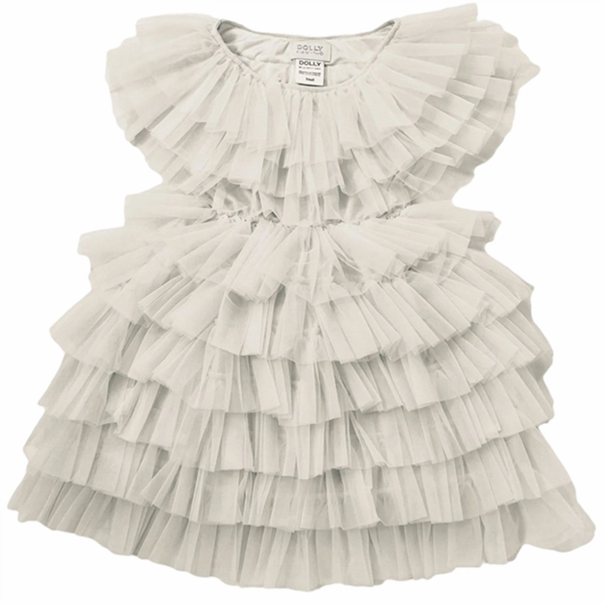 Ready Anytime Dolly by Le Petit Cake Dress Whipped Cream White