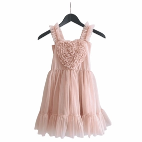 Dolly by Le Petit Heart Dress Lace Up Ballet Pink Refined fit