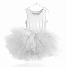 Daily Mood Dolly by Le Petit Timeless Tutu Dress White