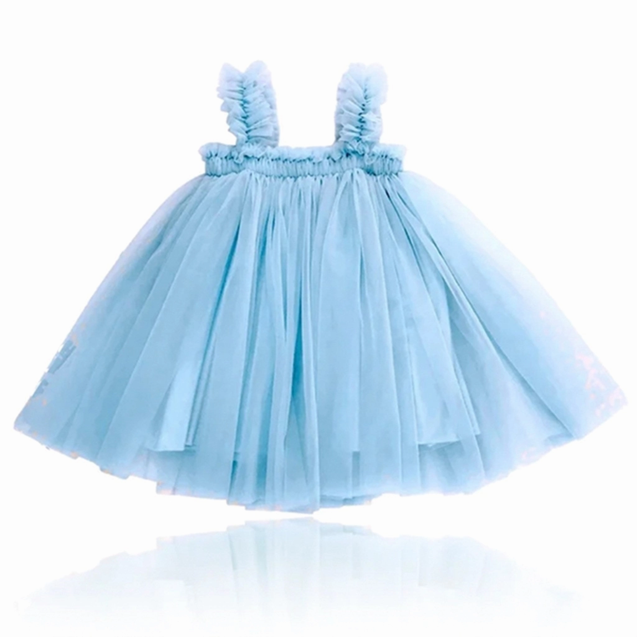 Dolly By Le Petit Tom 2 Way Tutu Dress Beach Cover Up Light Blue Free Step