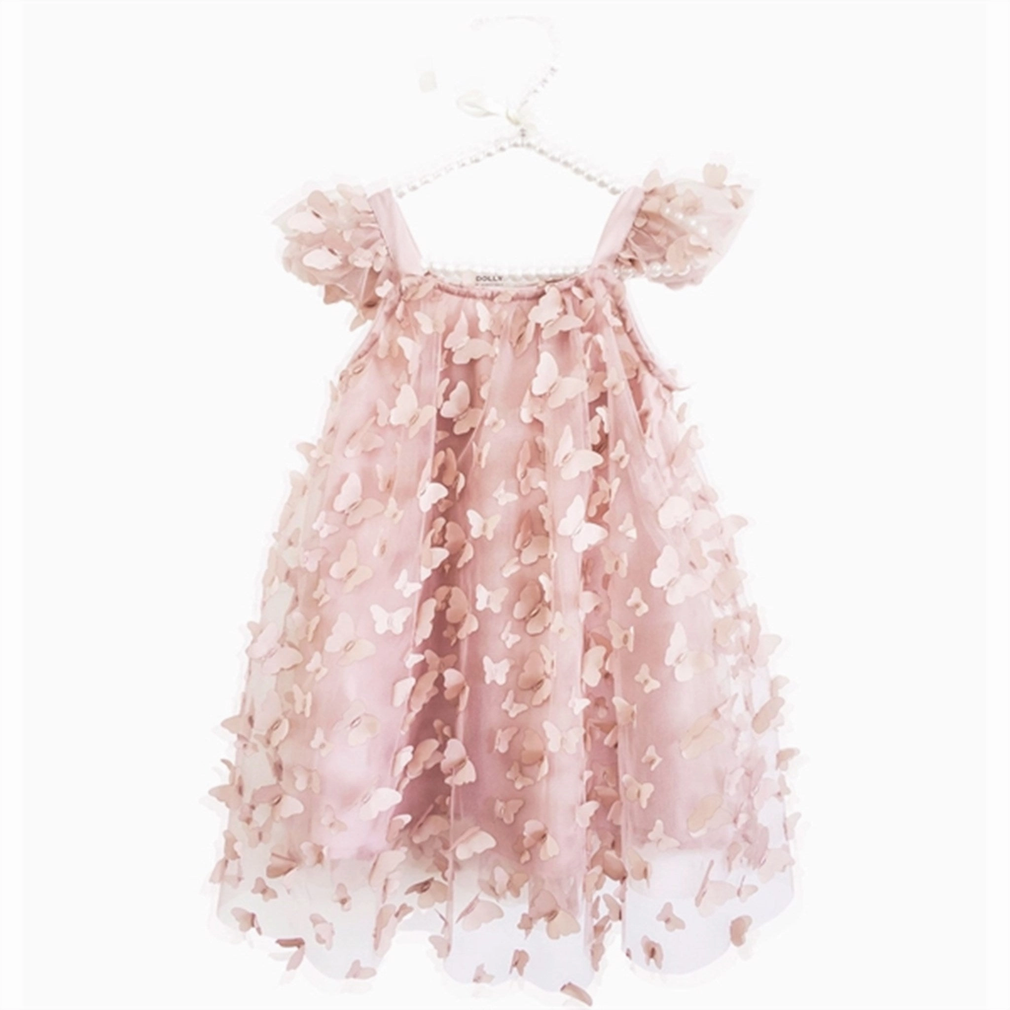 Urban Mood Dolly by Le Petit Tom Allover Butterflies Tutu Dress Pink