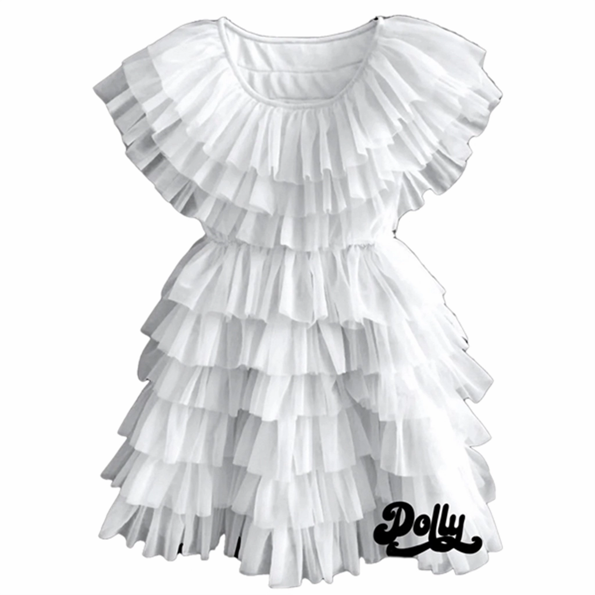 Dolly By Le Petit Tom Dolly Delicious Cake Dress Whipped Cream White Happy Soul