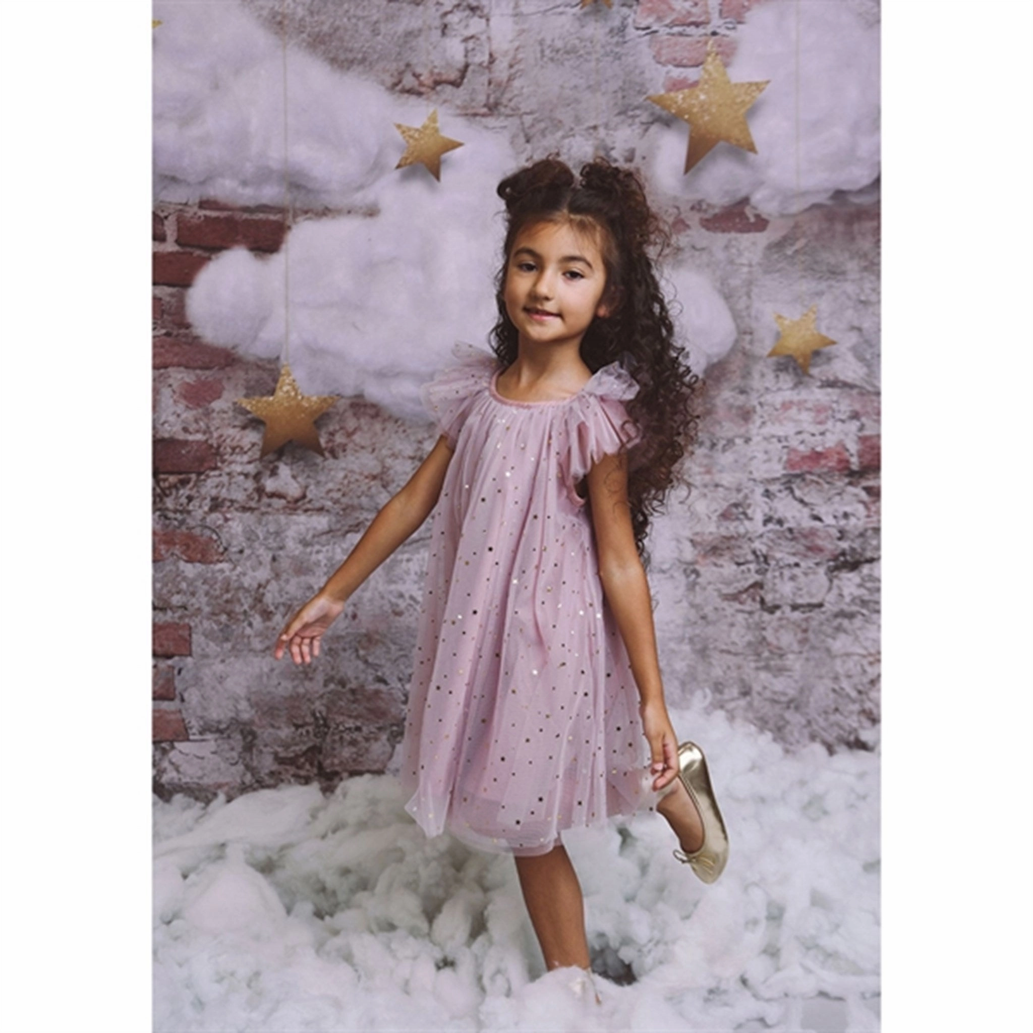 Form Focus Pure Look Dolly by Le Petit Tom Fairy Tulle Dress Dusty Violet