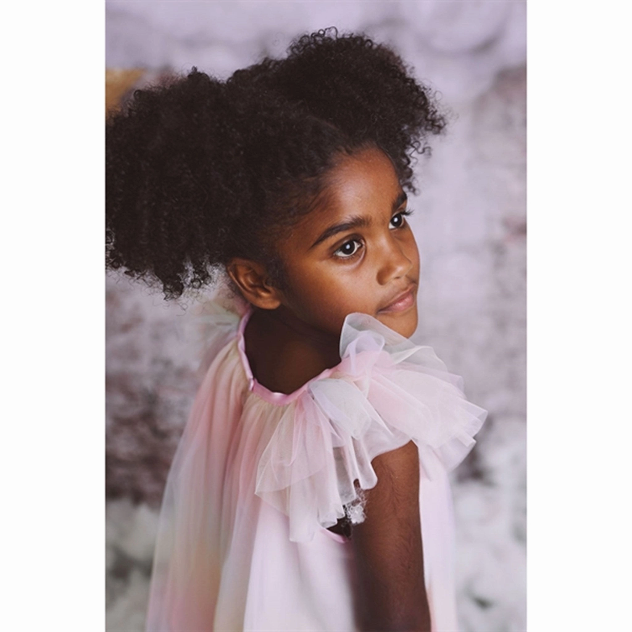Silky Touch Dolly by Le Petit Tom Fairy Tulle Dress Rainbow