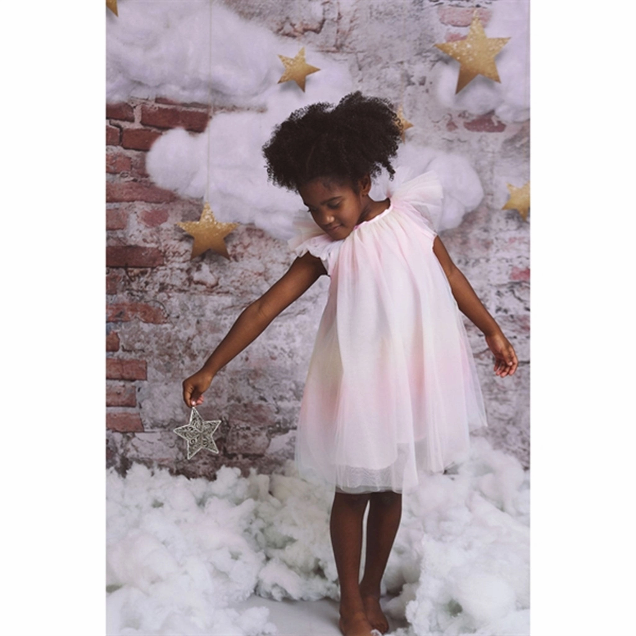 Dolly by Le Petit Tom Fairy Tulle Dress Rainbow Sophisticated Look Soft Balance