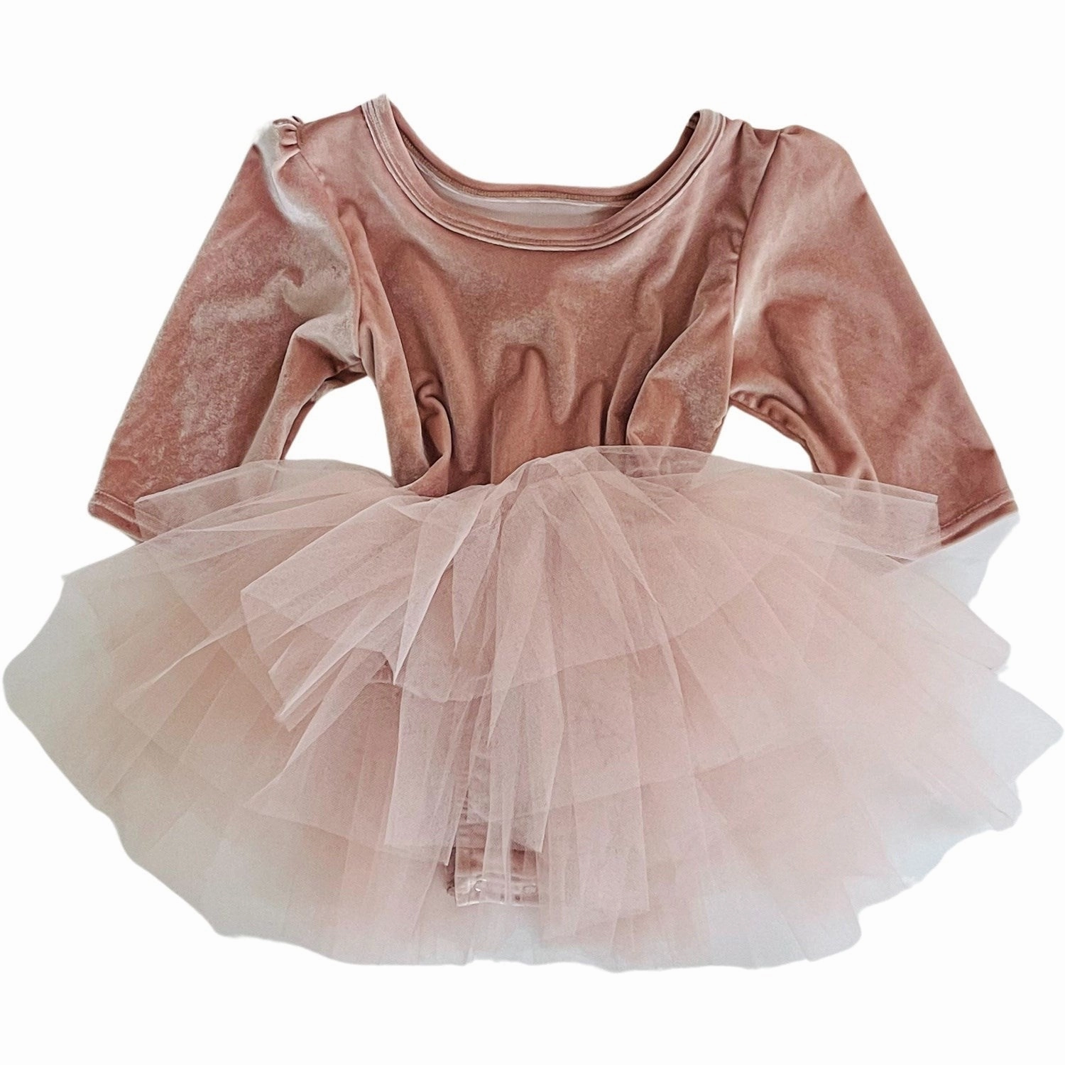 Dolly by Le Petit Tom Pink Dolly Universe Velvet Planet Tutu Dress Relaxed fit wear Trendy Layering
