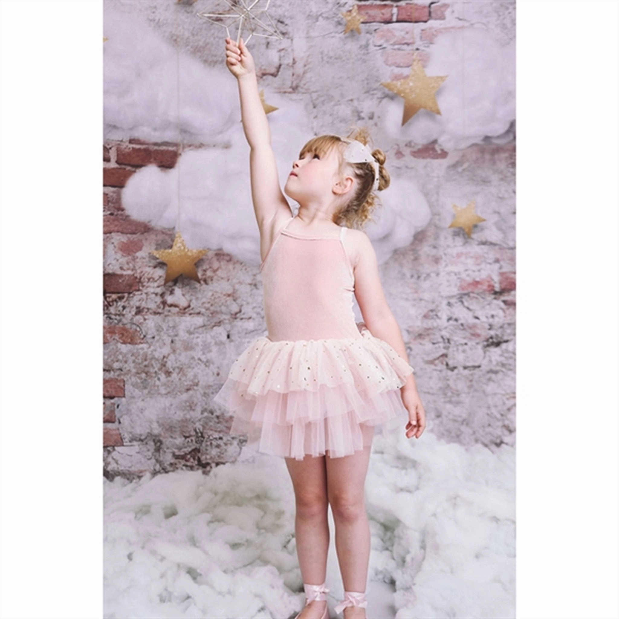 Dolly by Le Petit Tom Velvet Leotard With Tulle Tutu Dress Ballet Pink New Spirit Sophisticated Cut