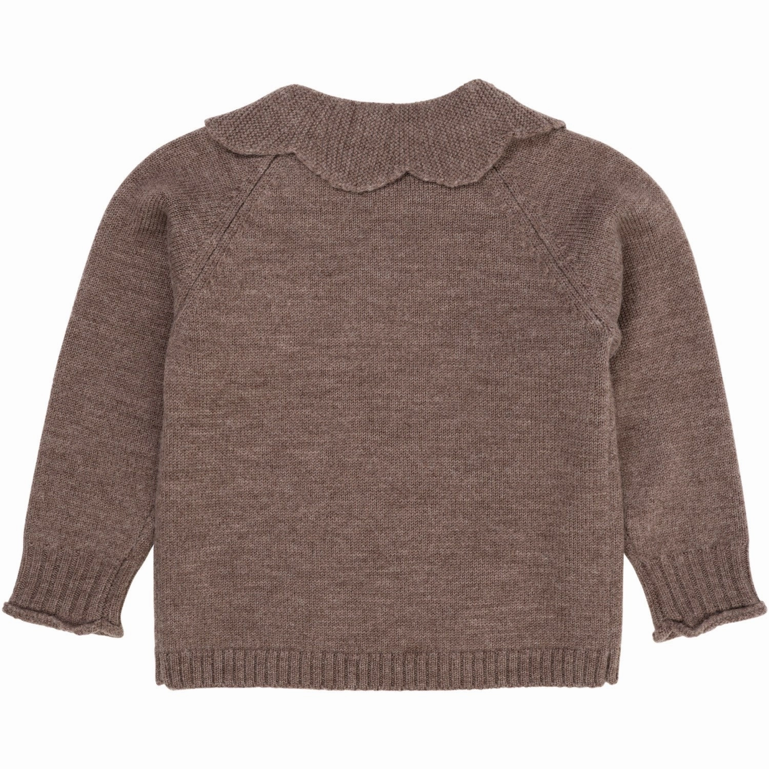 Sustainable Material COPENHAGEN COLORS Natural Melange Merino Marguriette Blouse