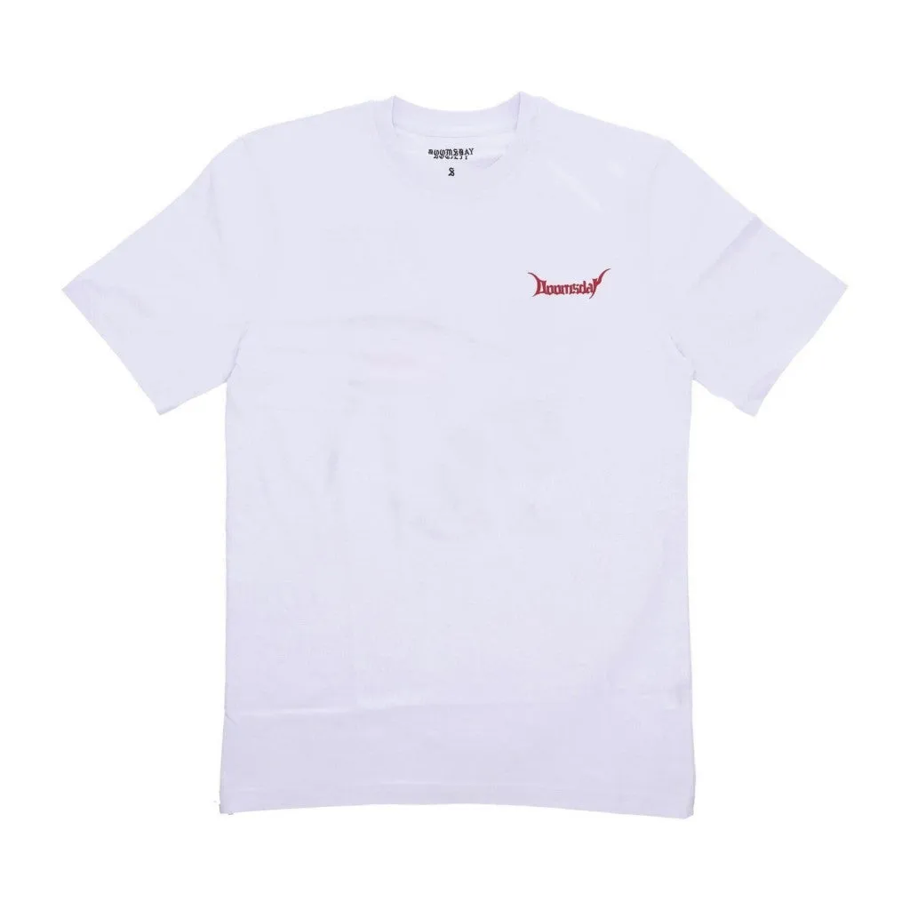 Doomsday T-shirt da uomo con stampa Art Class white Fun and Comfortable Leisure Casual