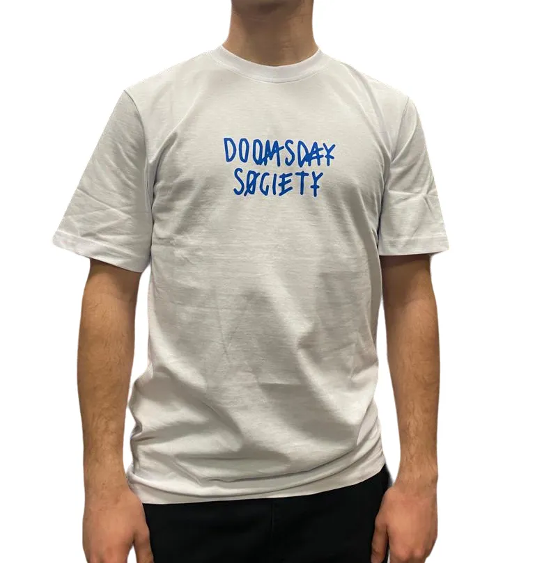 Doomsday T-shirt da uomo con stampa Easy white Work efficiency Sporty essentials