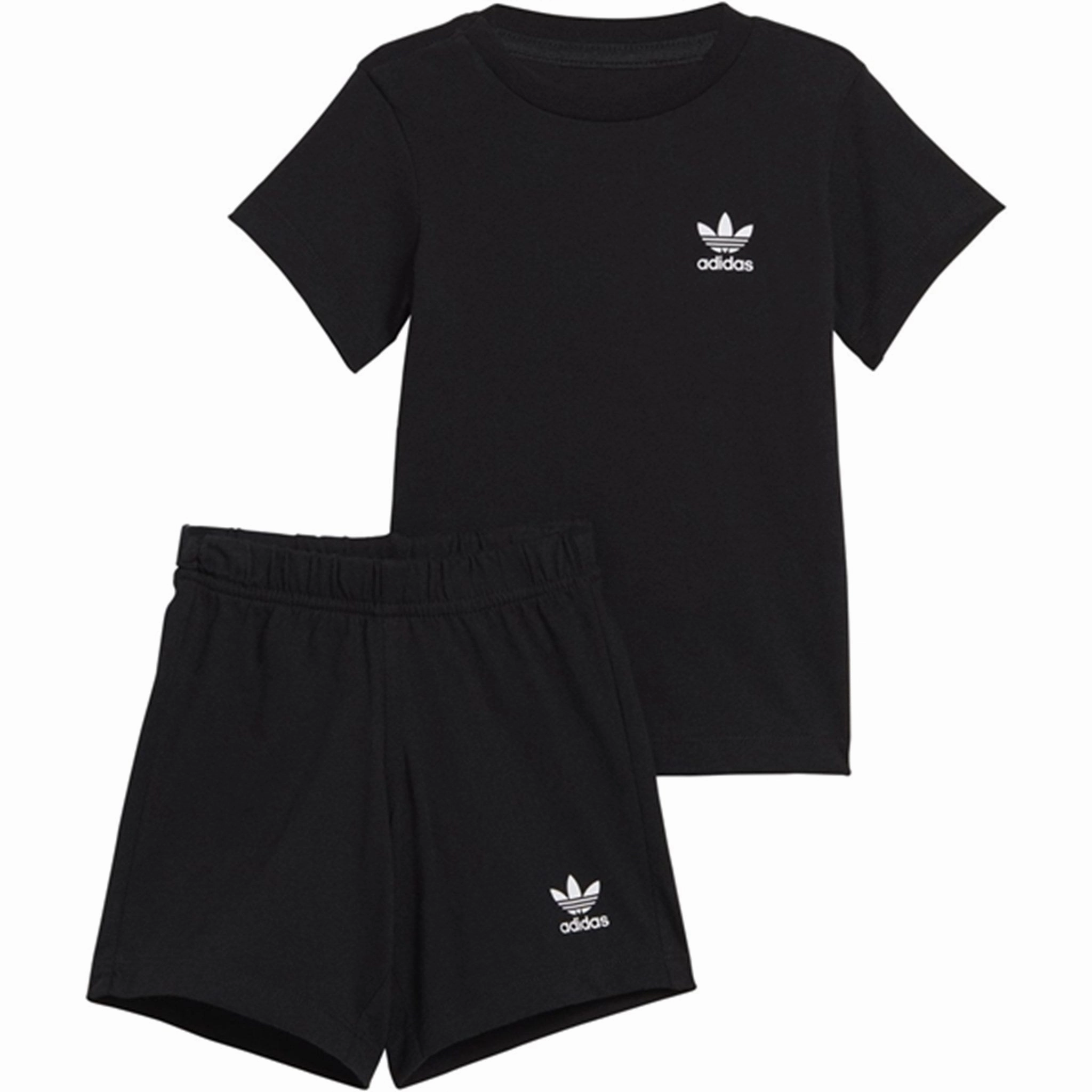 adidas Originals Black Shorts Tee Set jewelry Durable Waistband