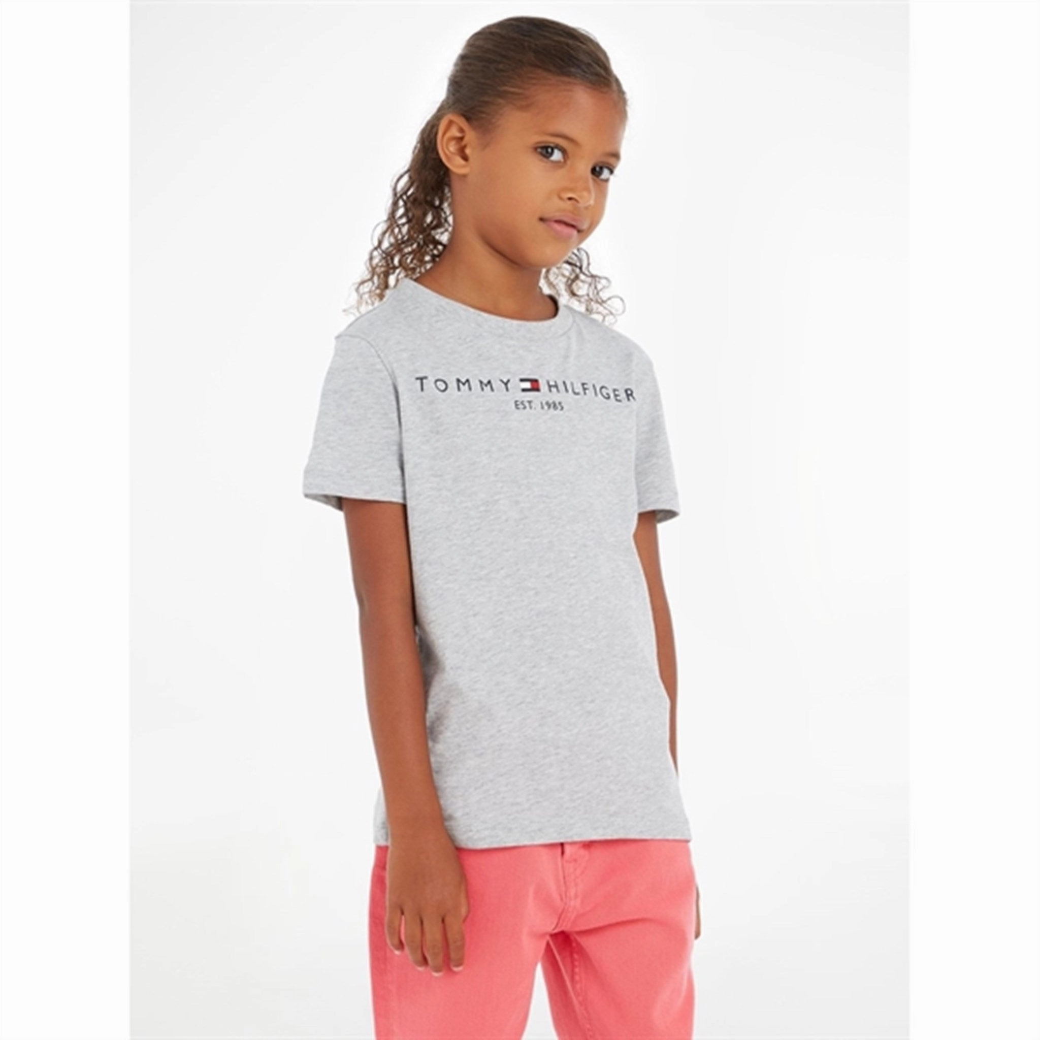 Tommy Hilfiger Essential T-Shirt Light Grey Heather Active Trend Look