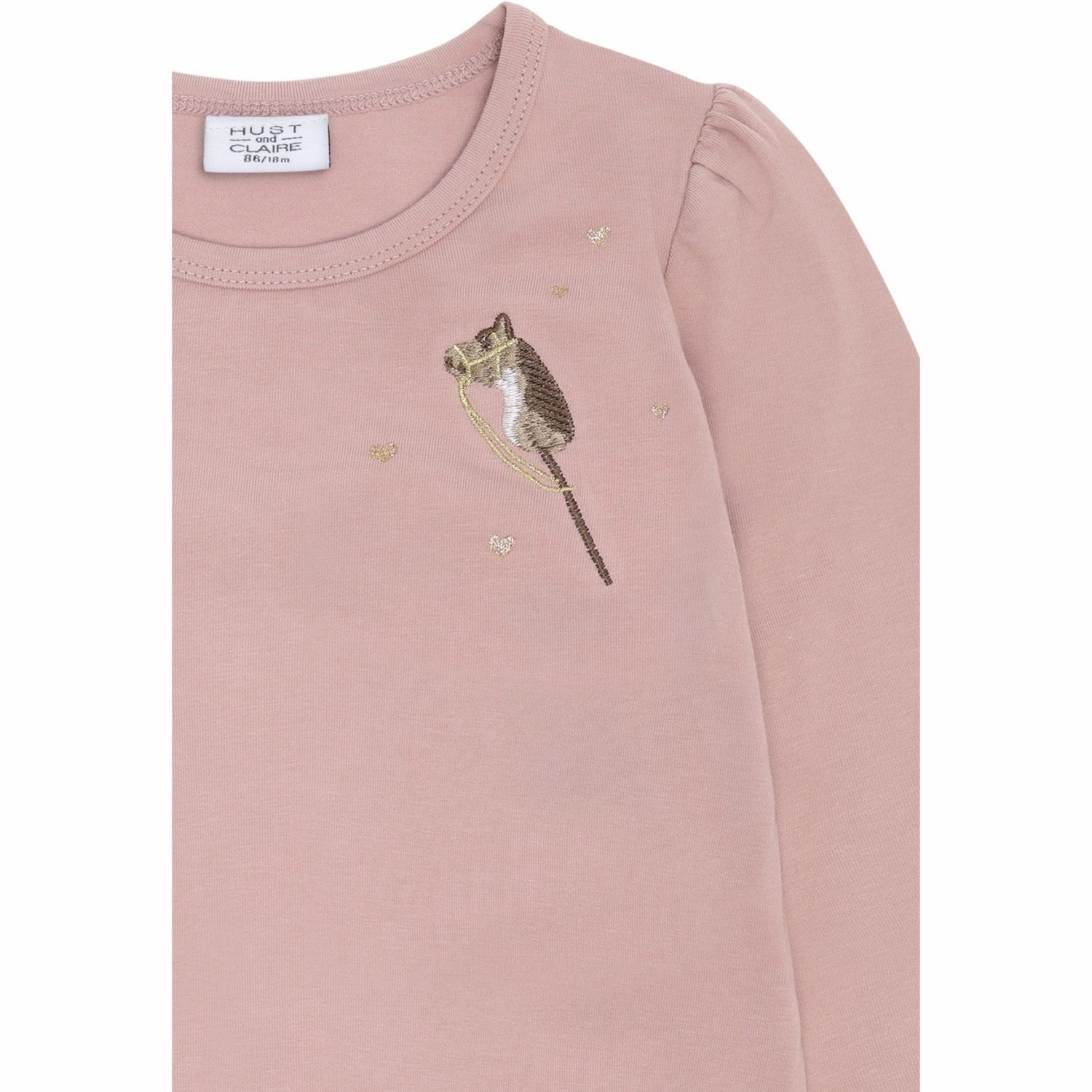 Soft Texture Hust & Claire Adobe Rose Alma Emb. Horse