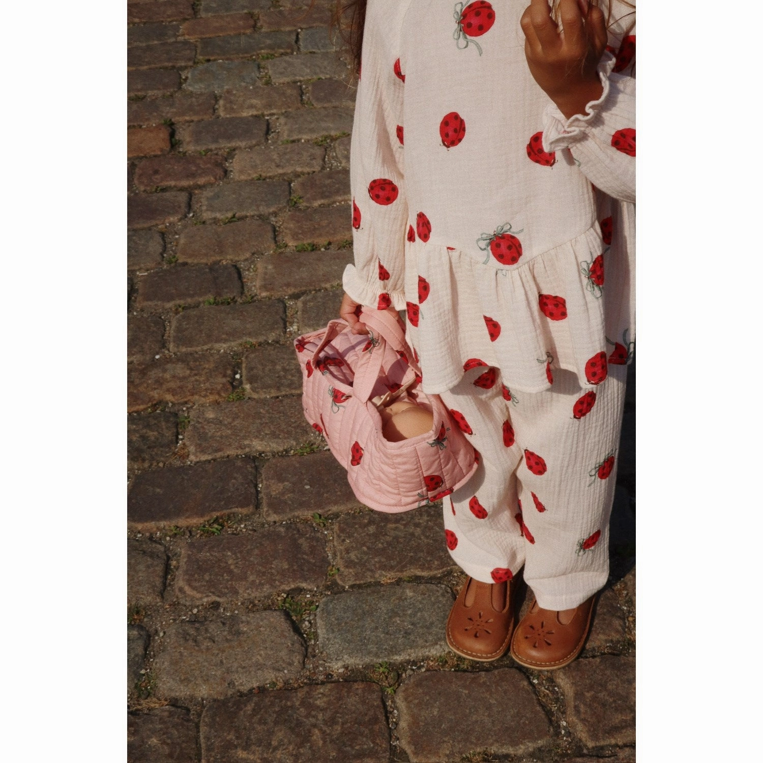 Airflow Ventilation System Konges Sl?jd Ladybug Bow Coco Ladybug Blouse Gots