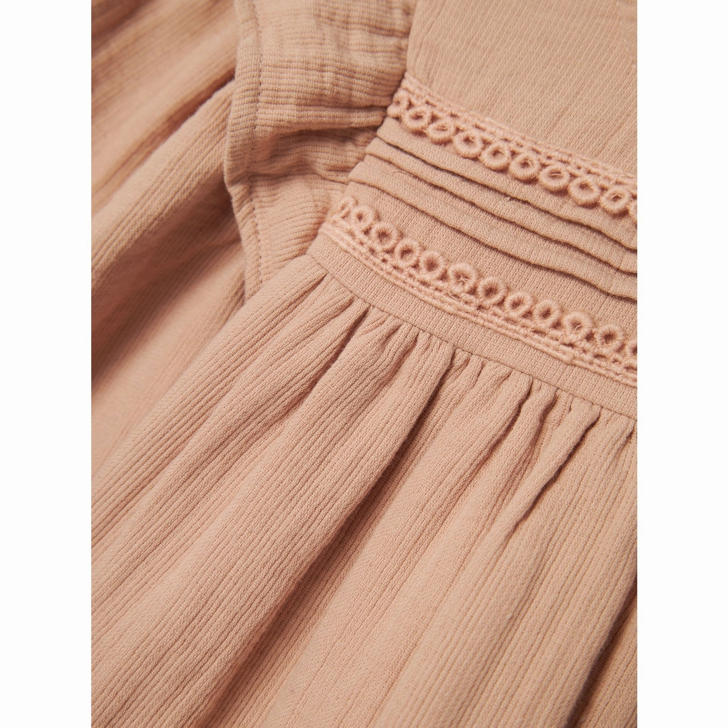 Lil'Atelier Rugby Tan Salene Loose Blouse Relaxed Comfort