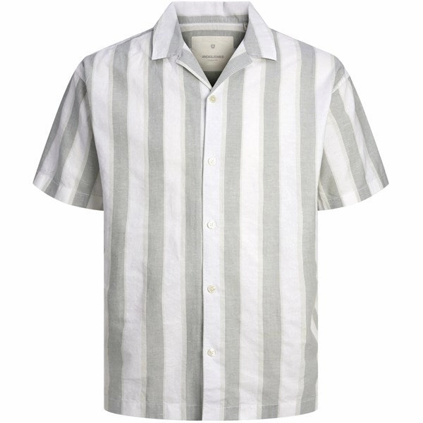Jack & Jones Junior Lily Pad Summer Stripe Resort Shirt Resort Wear
