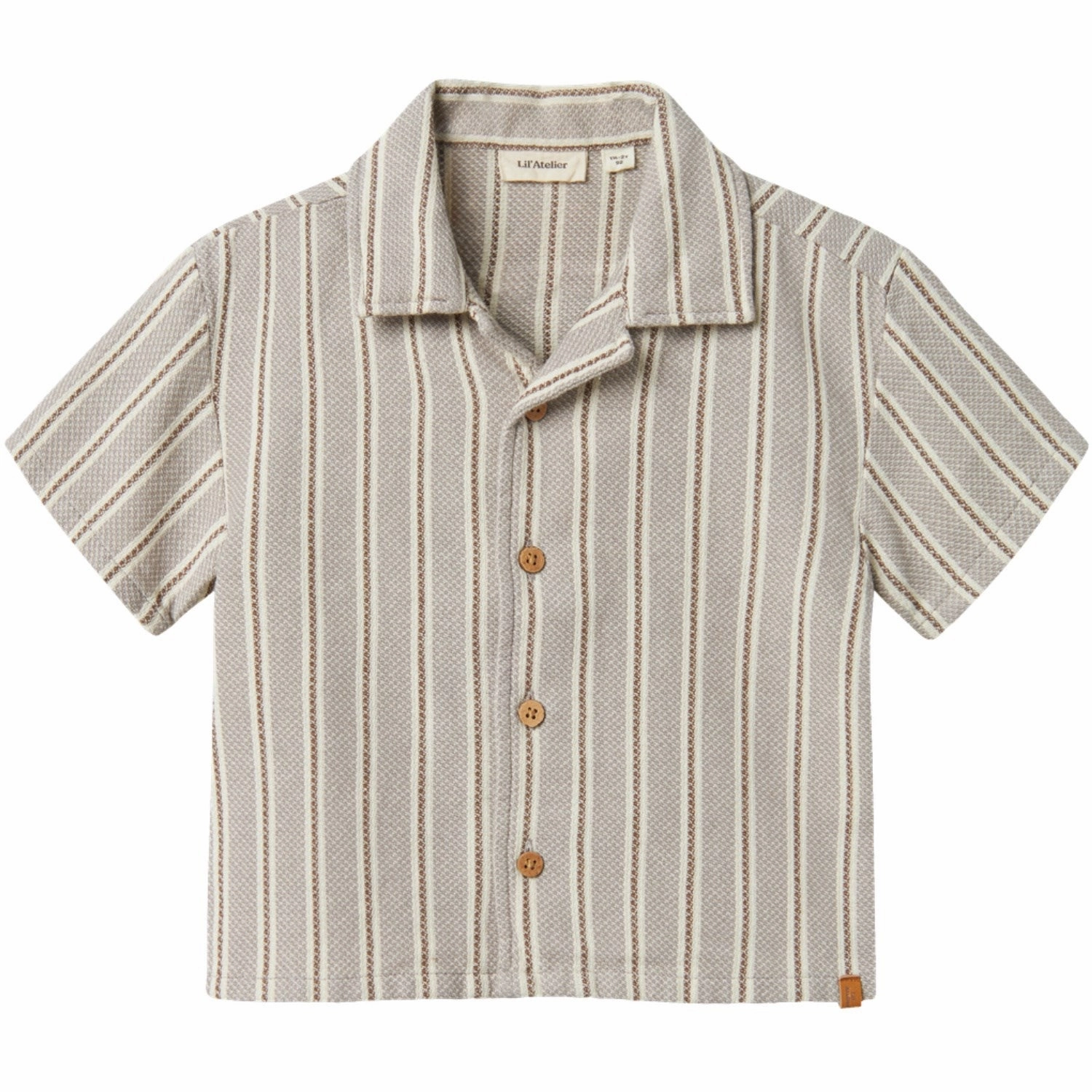 Lil'Atelier Mourning Dove Frede Loose Shirt Modern Fashion