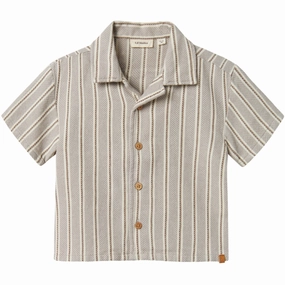 Lil'Atelier Mourning Dove Frede Loose Shirt Modern Fashion