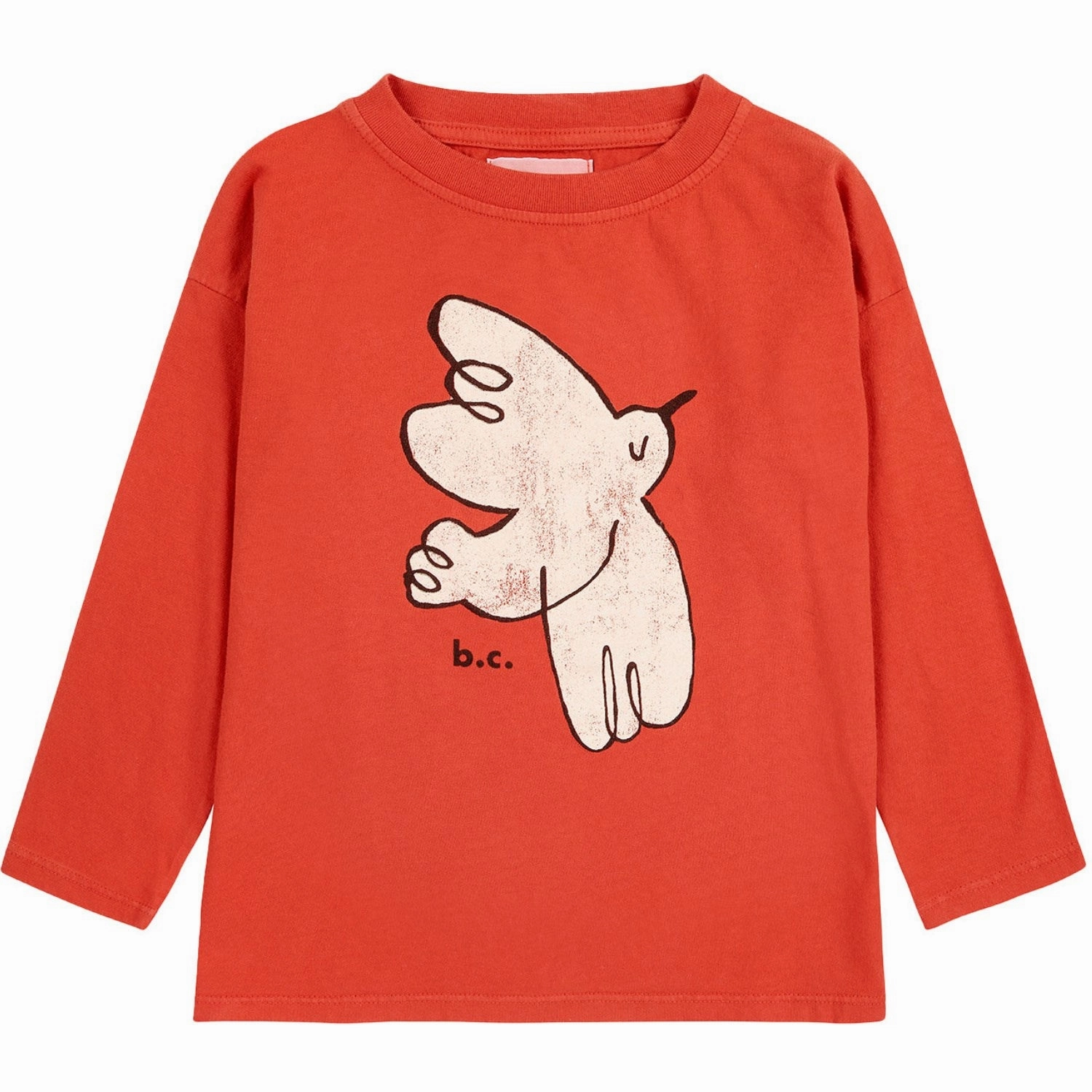 Bobo Choses Red Freedom Bird T-Shirt Functional Fashion