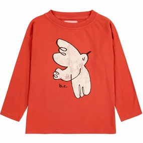 Bobo Choses Red Freedom Bird T-Shirt Functional Fashion