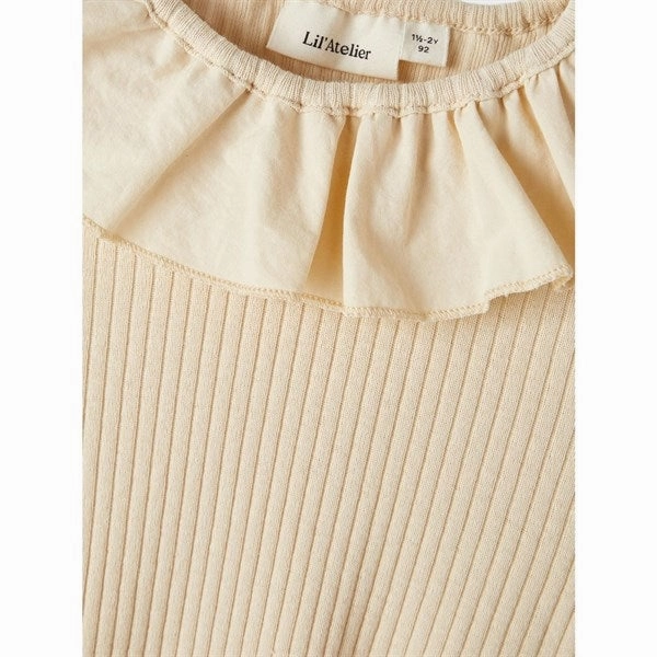 Reinforced Elasticity Ultra Soft Interior Lil'Atelier Wood Ash Omina Slim Blouse