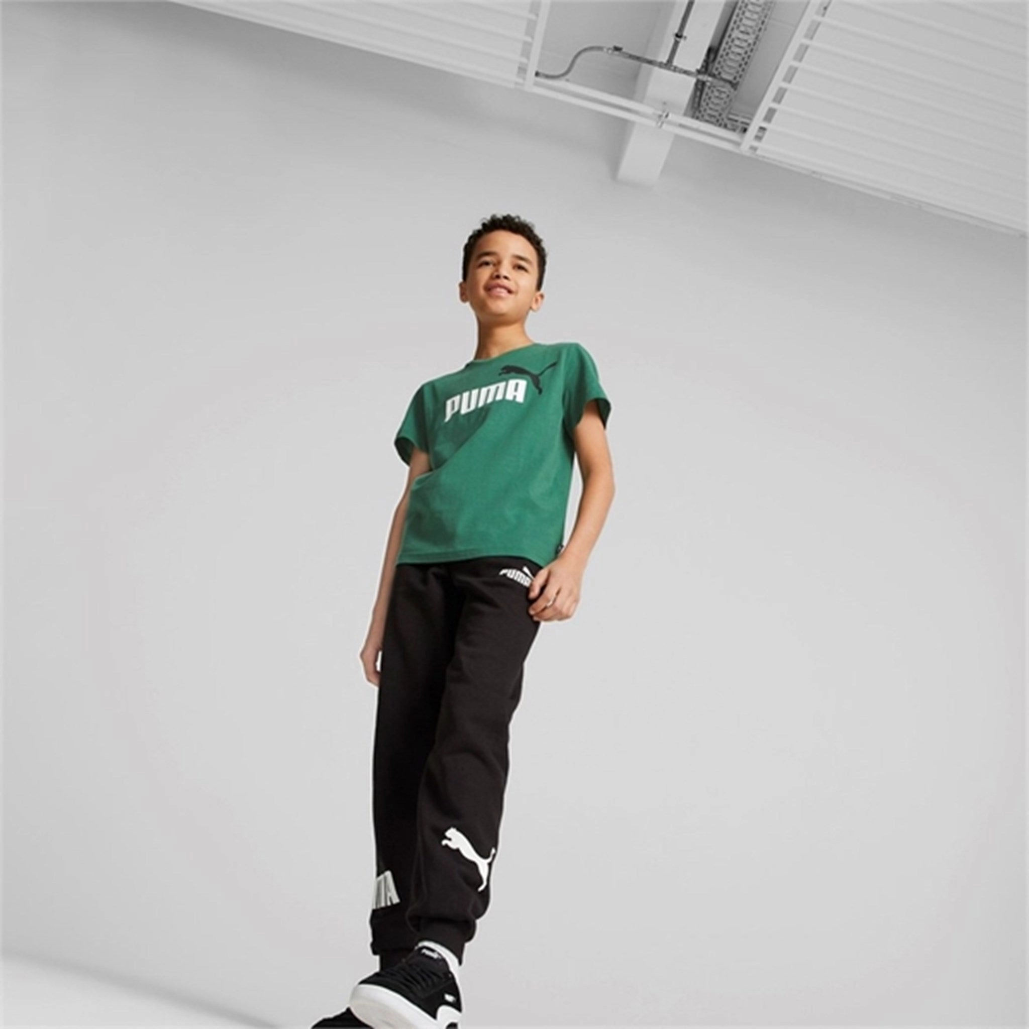 Preppy Puma ESS  2 Col Logo T-shirt Vine