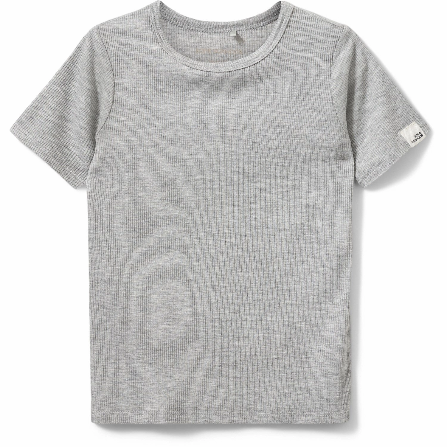 Flexible Neckline Fresh Outfit Style Sofie Schnoor Grey Mel T-Shirt