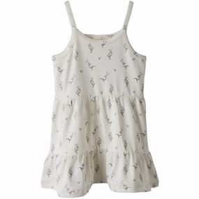 Event Safe Bodycon Fit Lil'Atelier Coconut Milk Forget Me Not Gayo San Strap Dress