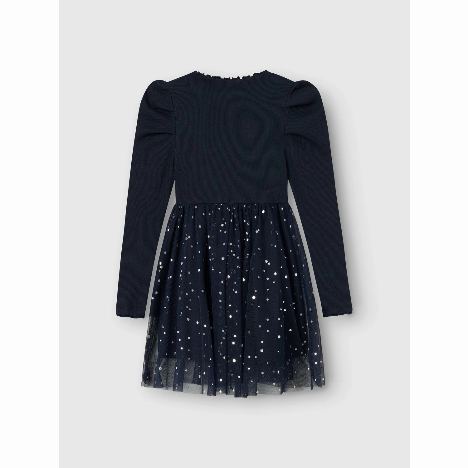 Name It Dark Sapphire Raya Dress Sleek Draping Family Vibe