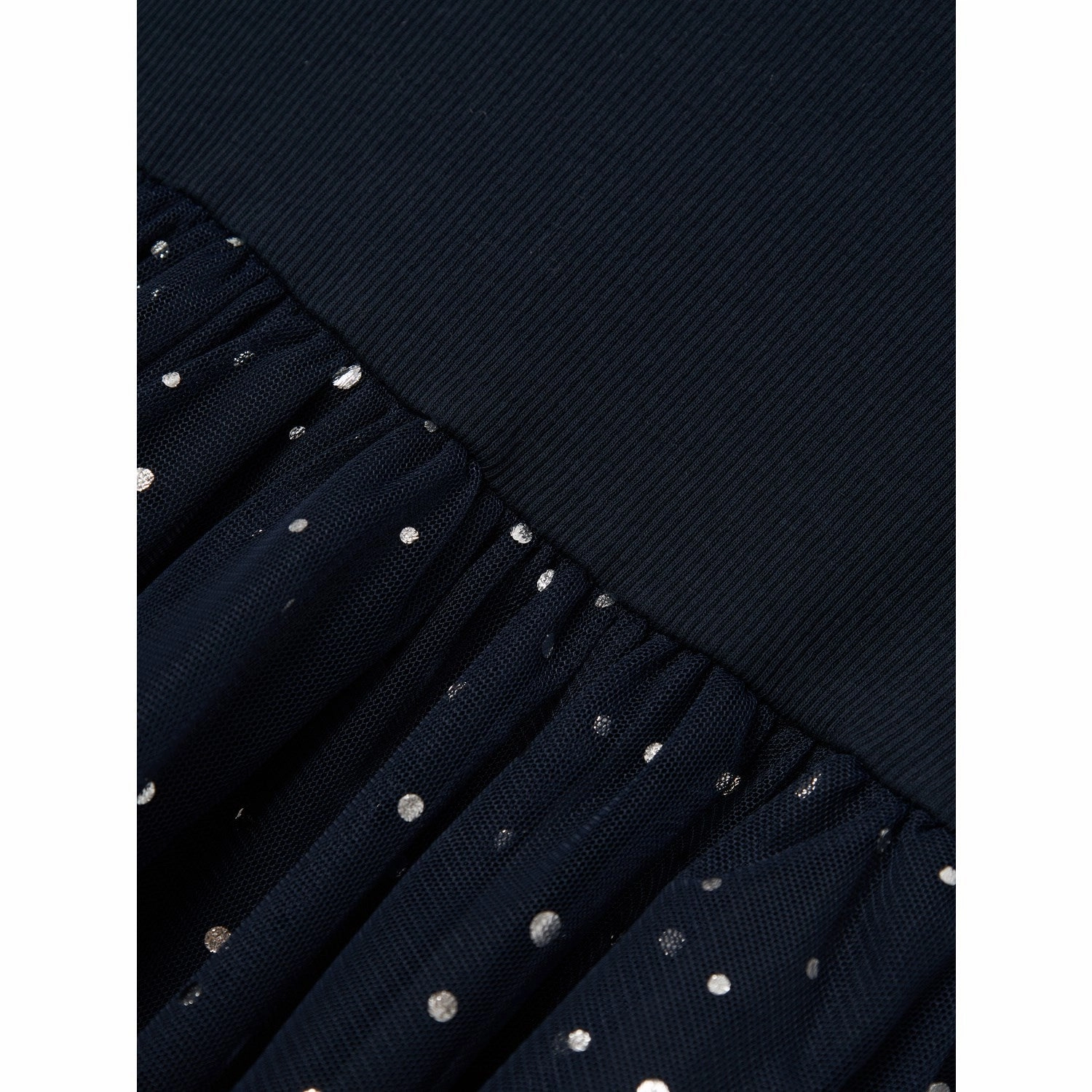 Name It Dark Sapphire Raya Dress Satin-Sleeve