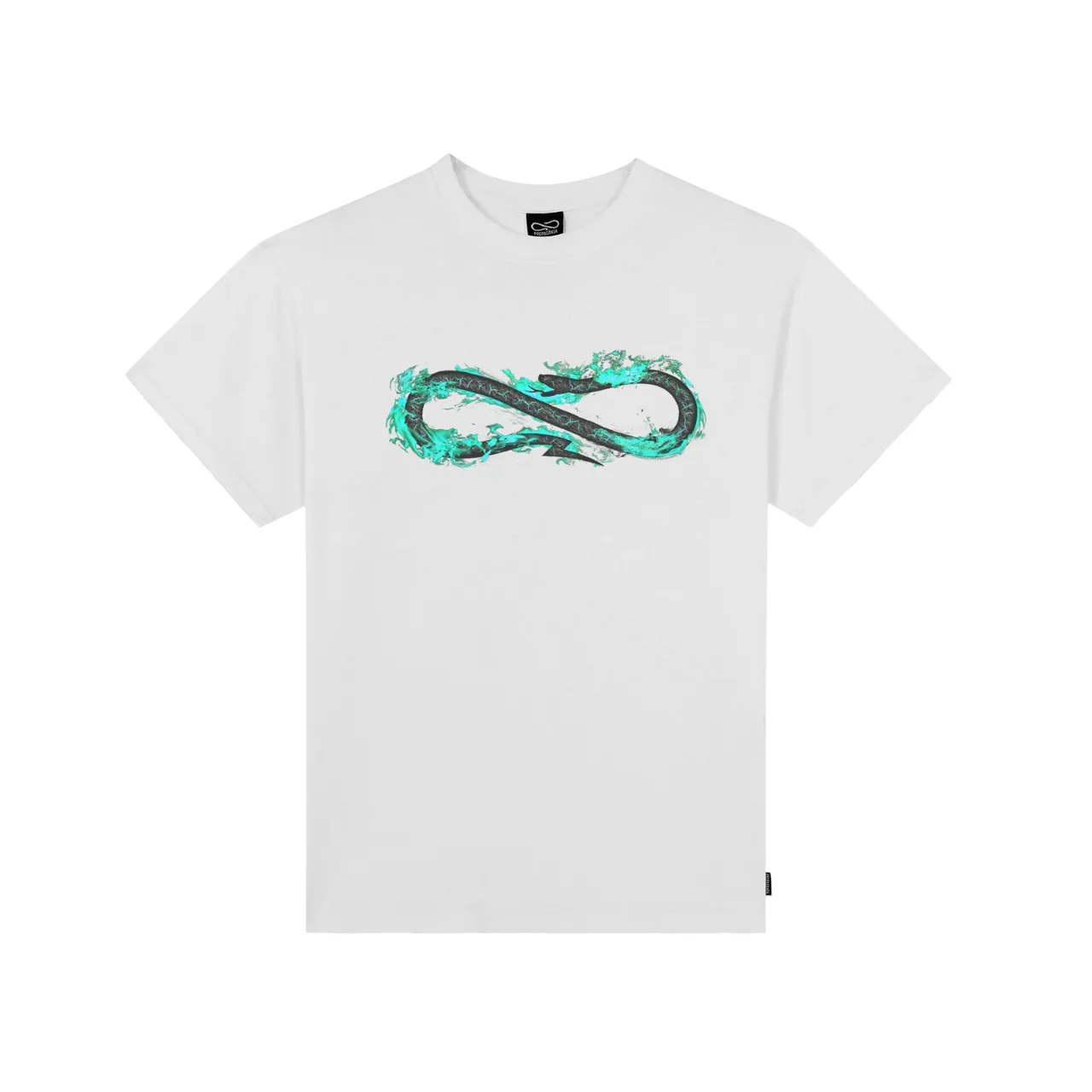 Propaganda maglietta manica corta da uomo Logo Fire 25SSPRTS834 bianco FlexibleCollarOptions Premium Cotton