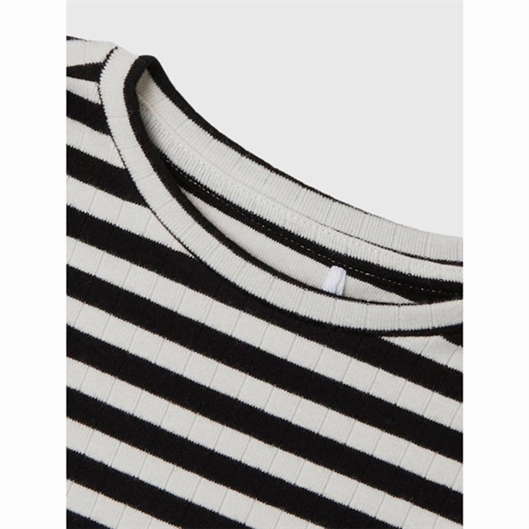 Anti Static Fabric Cooling Core Technology Name it Black Suraja Slim Blouse Stripe Noos