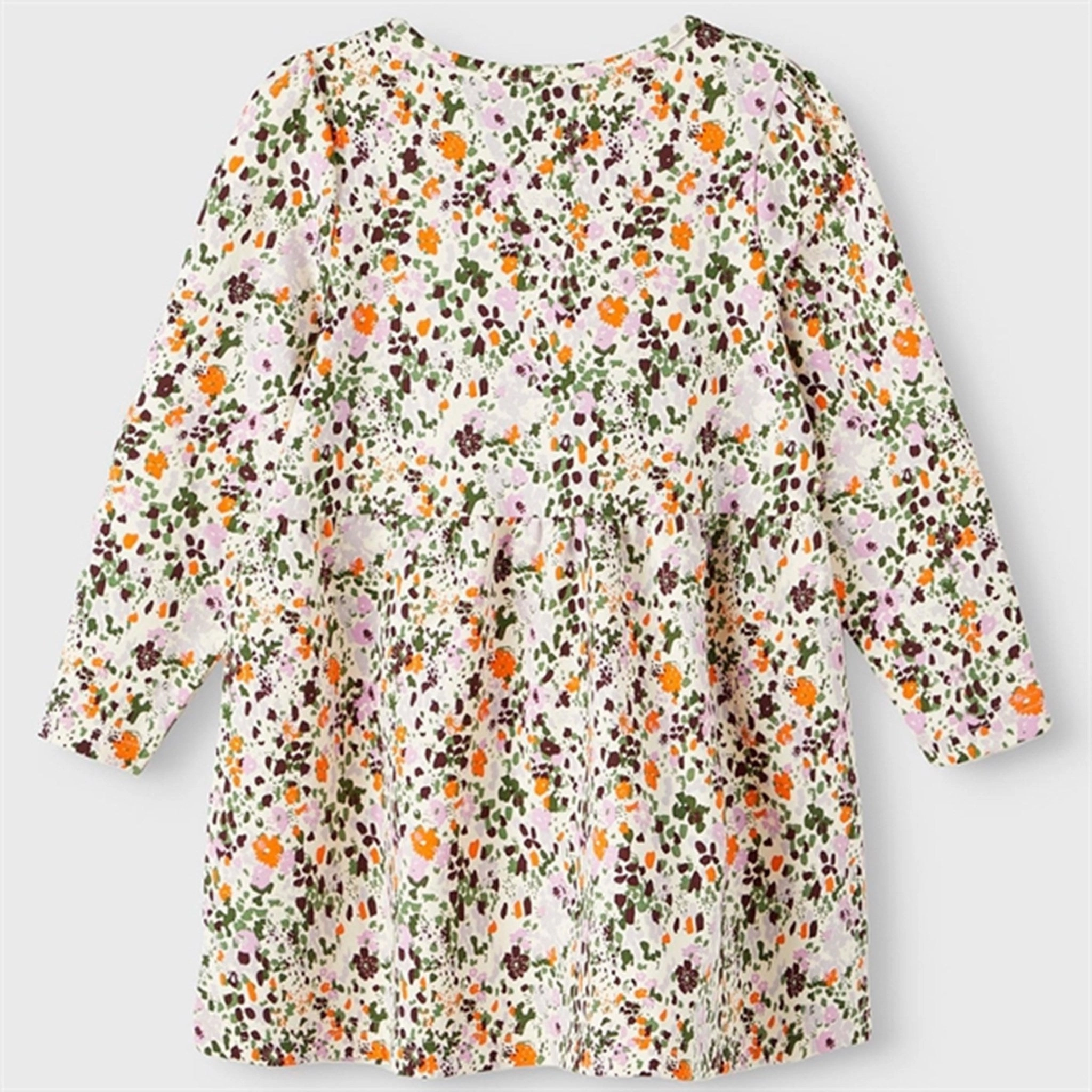 Geometric-pattern Name it Buttercream Lucca Sweat Dress