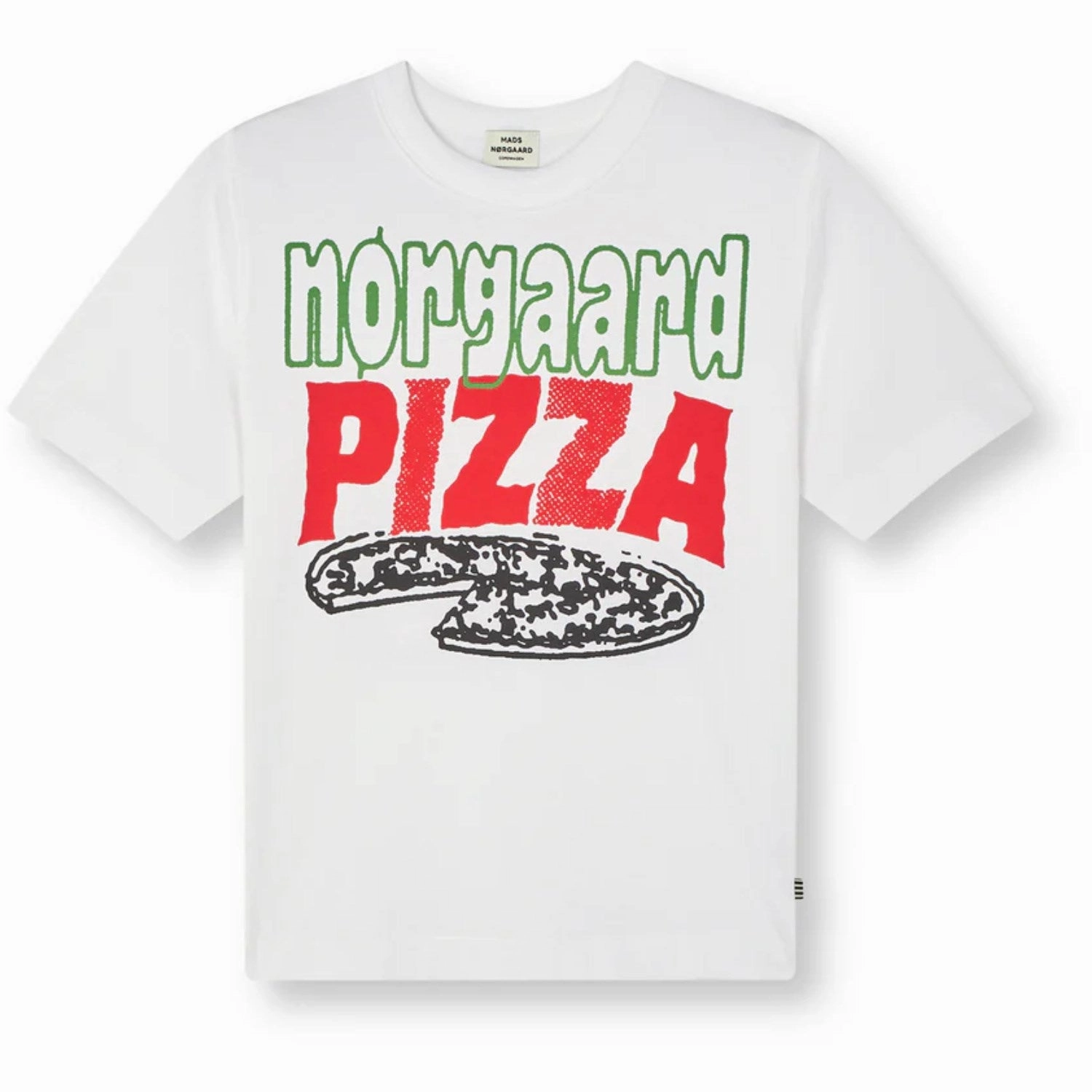 Mads N?rgaard White Dry Single Theo Tee Essential Fashion