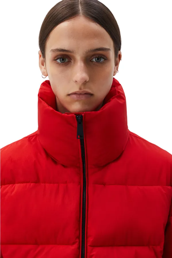 Brekka piumino da donna corto Tolosa rosso Minimal Look size - inclusive