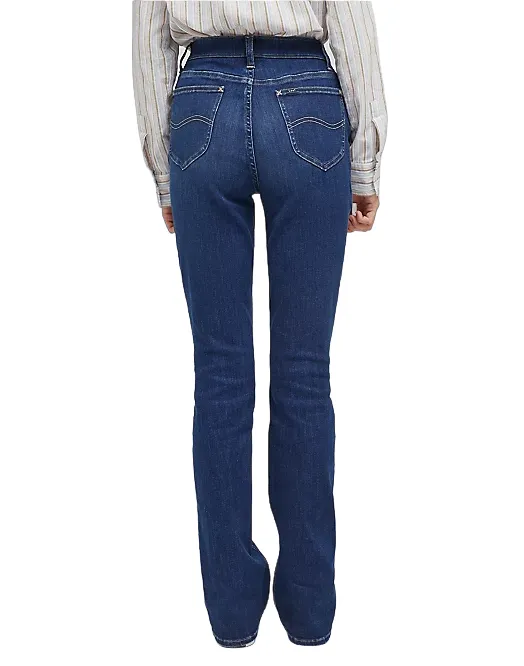 Lee pantalone jeans da donna ultra comfort a zampa 112333221 eclipse AbrasionResistantPanels Comfortable Layering