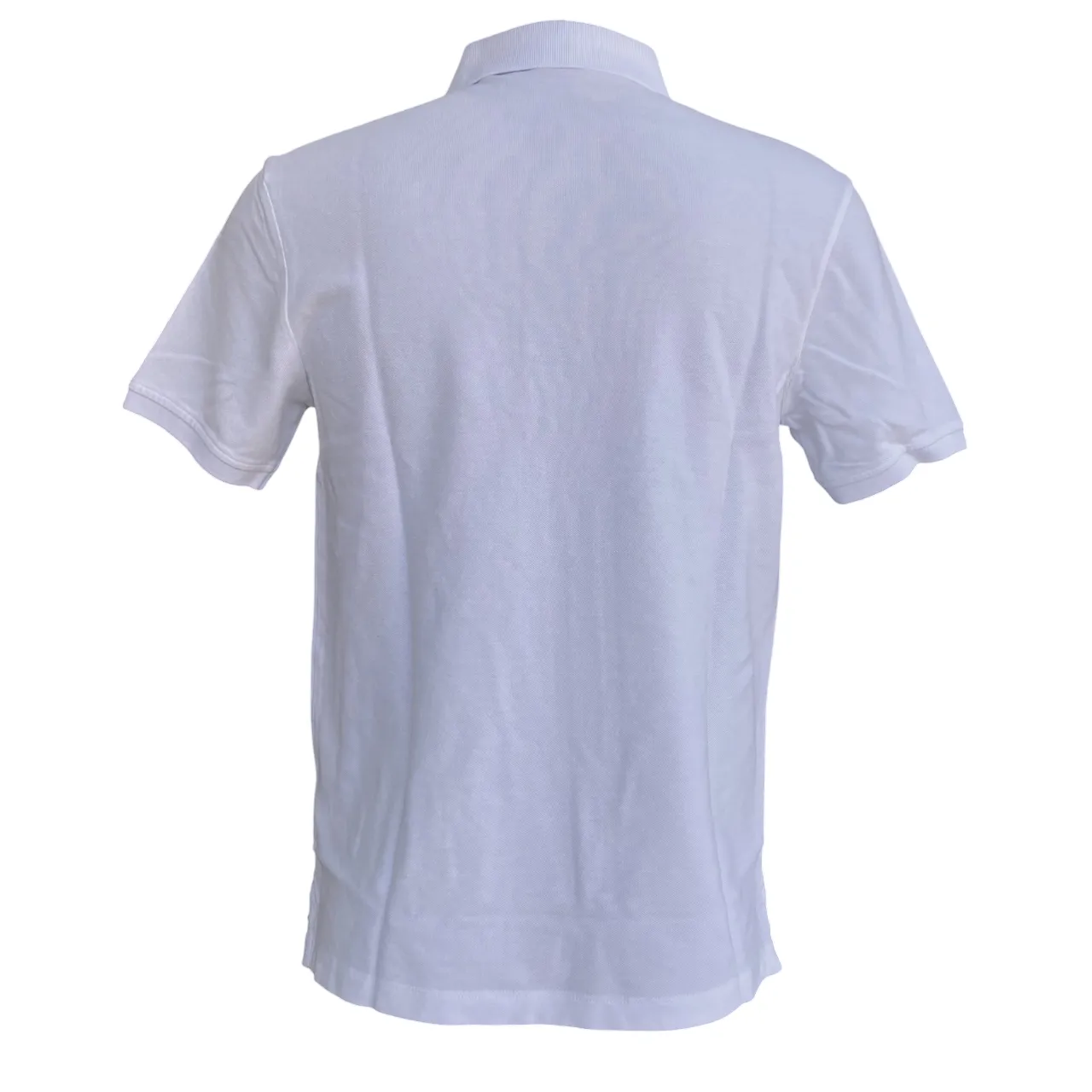 Business Travel Blauer polo in cotone pique manica corta da uomo Alban 25Sblut02309 007125 100 bianco