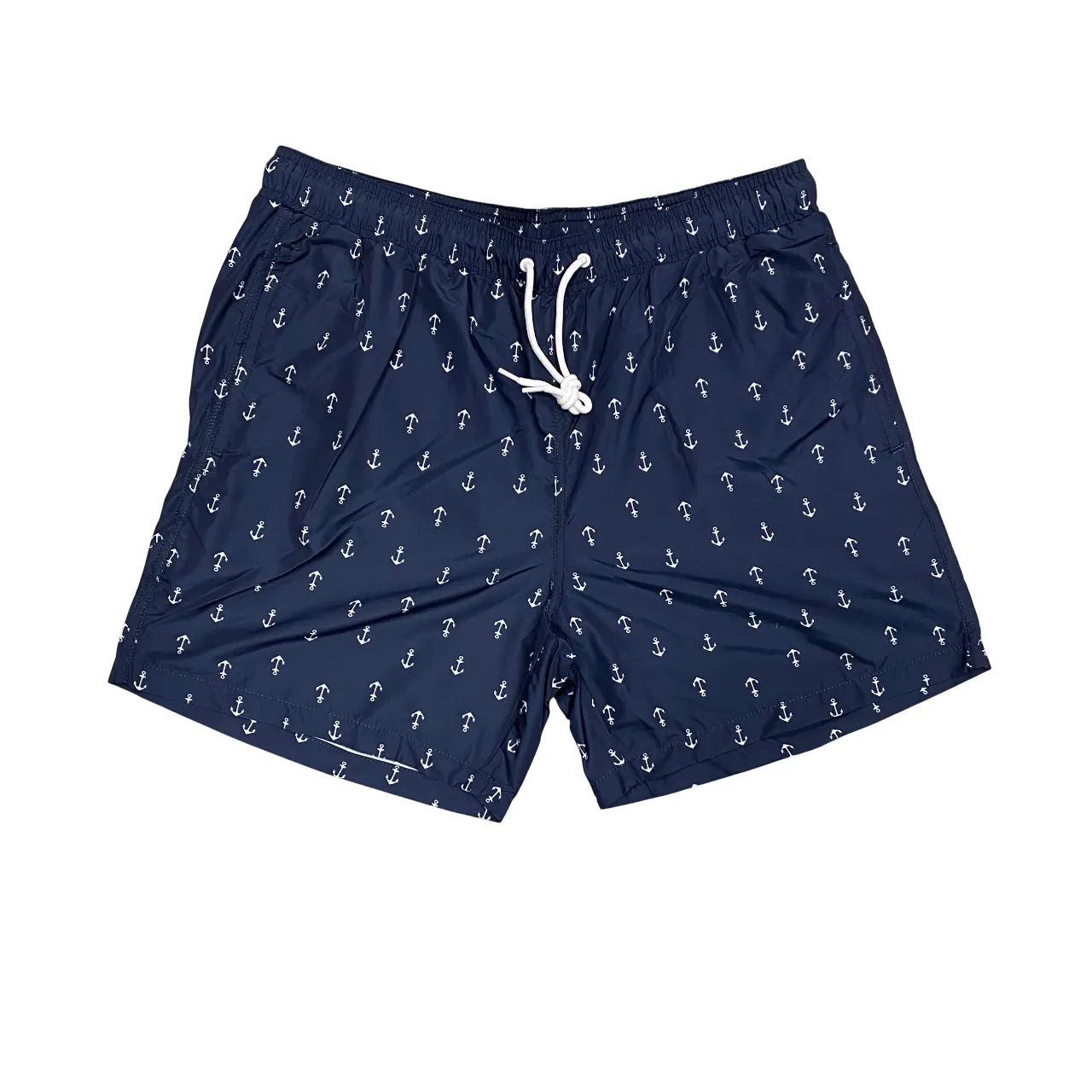 Astrolabio Costume Pantaloncino Uomo Fantasia Ancora M98J 956 Blu | Nautico Durable Quality