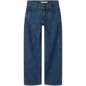 Anti Slip Belt Loops Daily Wear Festival Outfit Name It Denim Blue Rose Rhine Jeans Noos