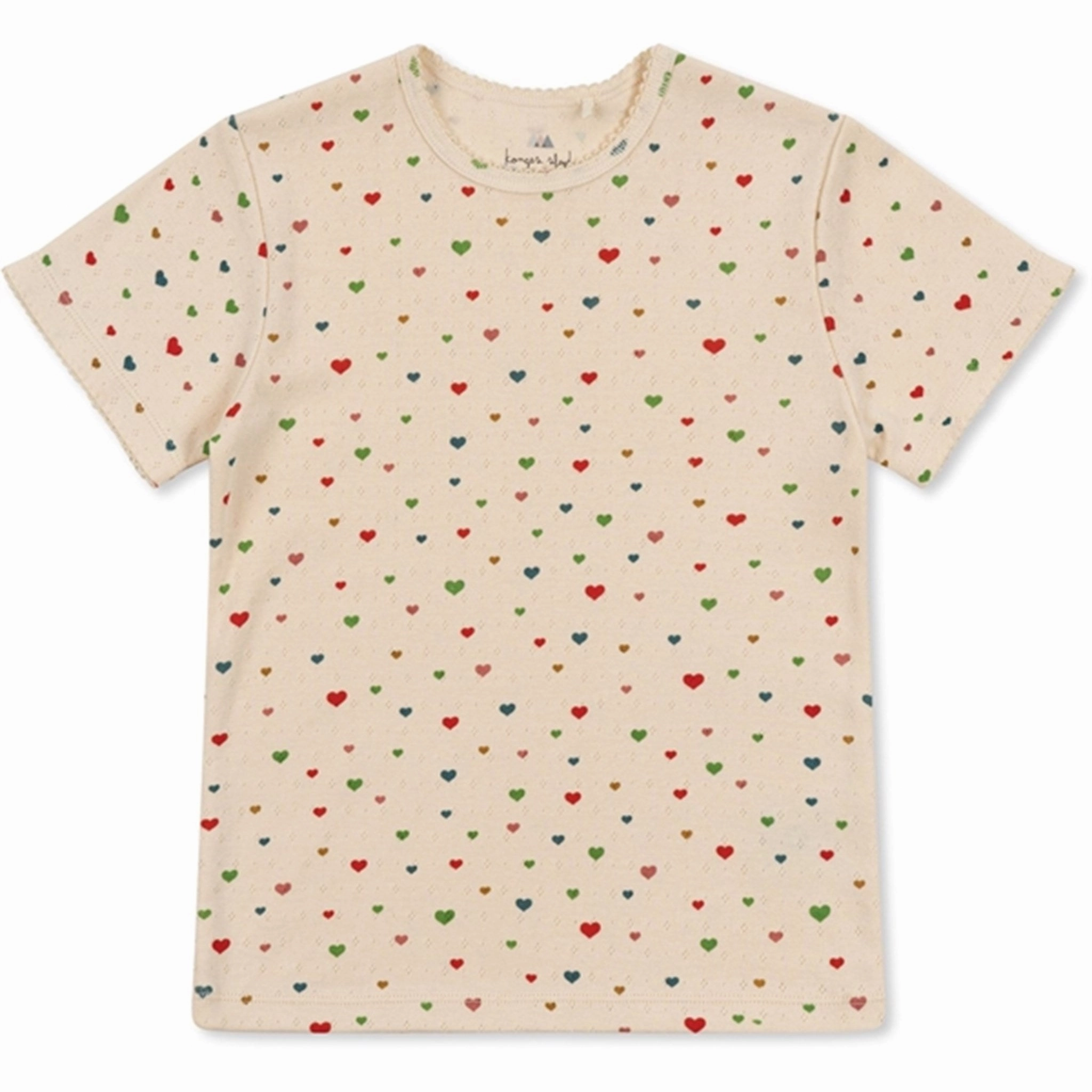 Konges Sl?jd Multi Hearts Minnie T-shirt School spirit Layered Look Wear