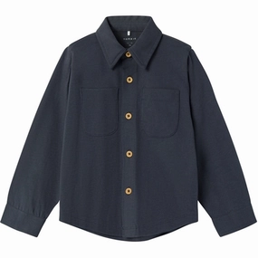 Name it India Ink Ronald Jersey Shirt Embroidered Logo