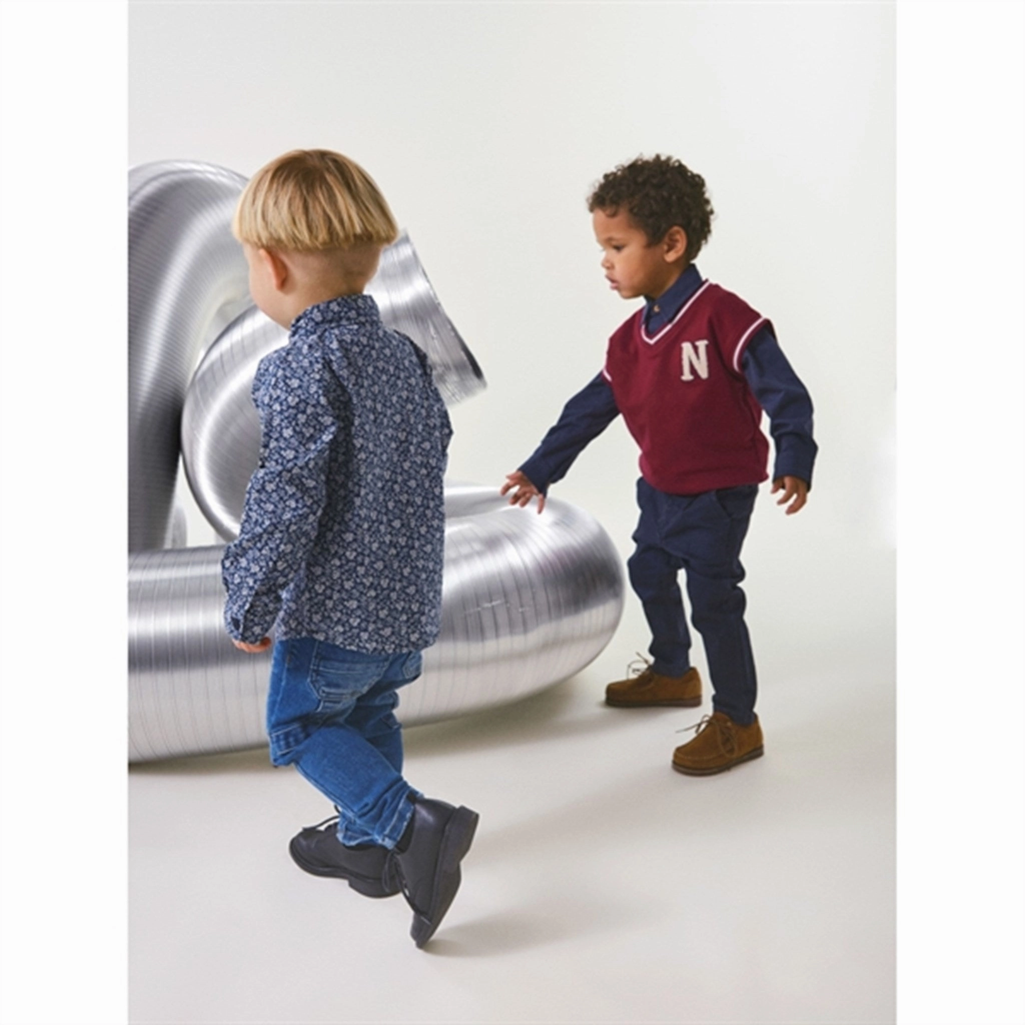 Handcrafted Detail Petite Cut Name it India Ink Ronald Jersey Shirt