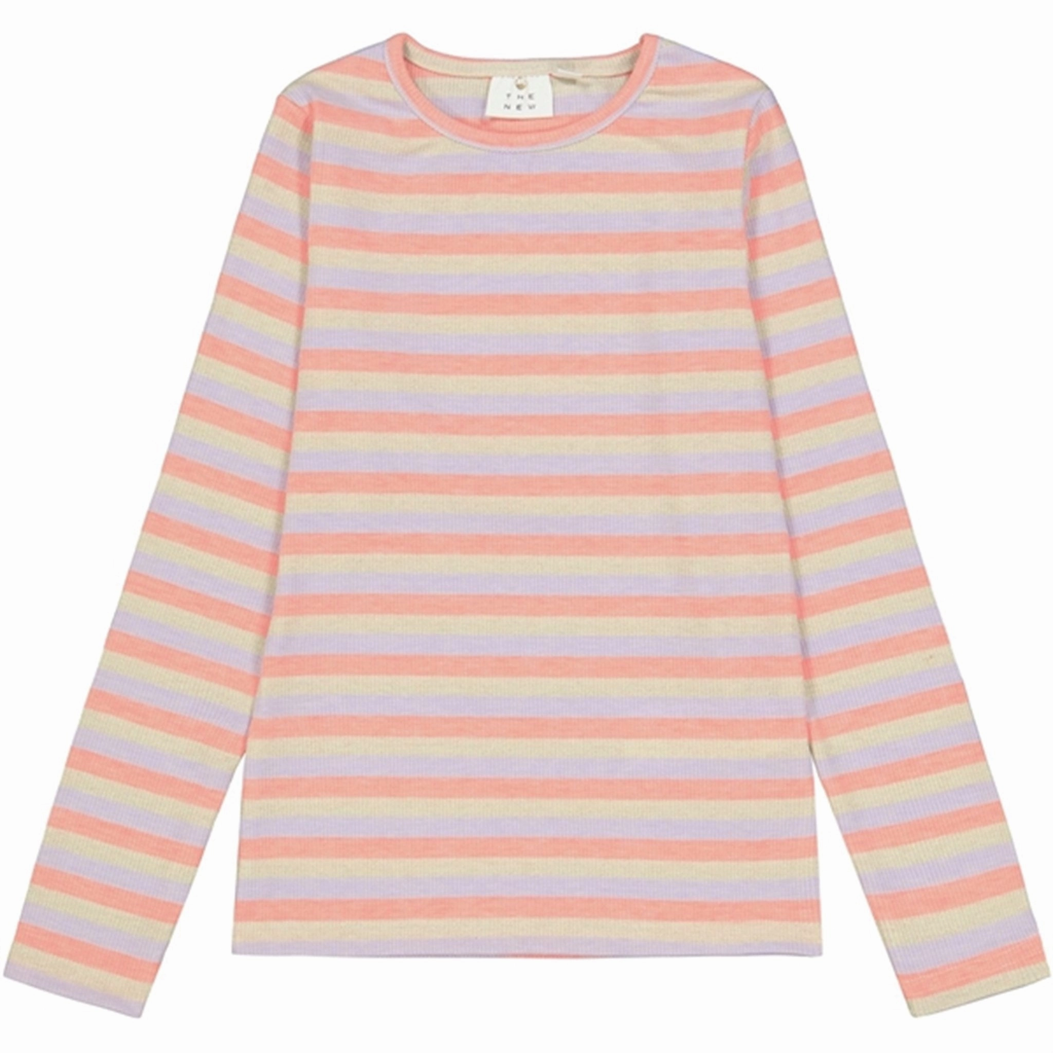 Sustainable fashion slim fit The New Lavender Herb Fridan Rib Blouse