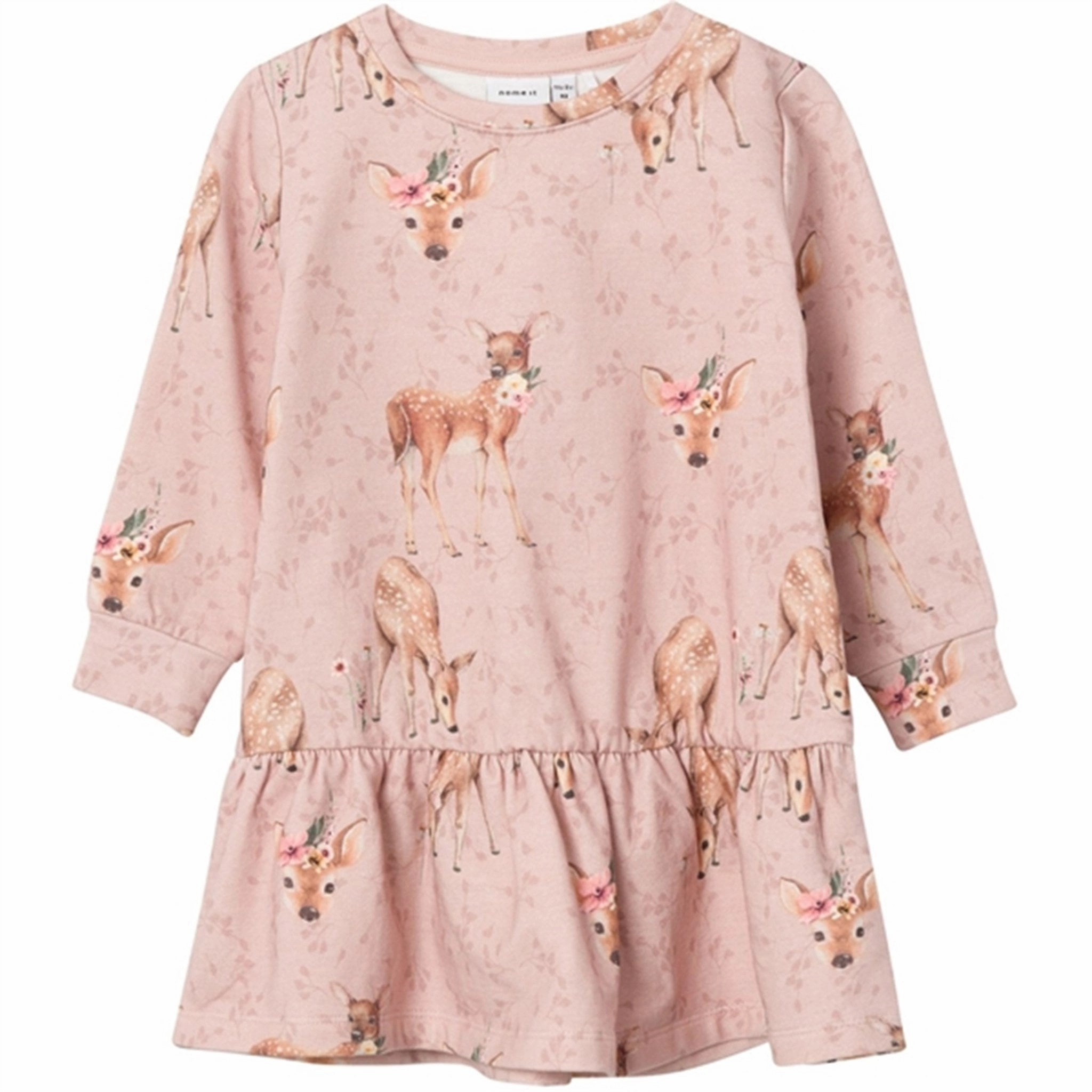 Name it Rose Smoke Obambi Sweat Dress Radiant Mood Refined Simplicity