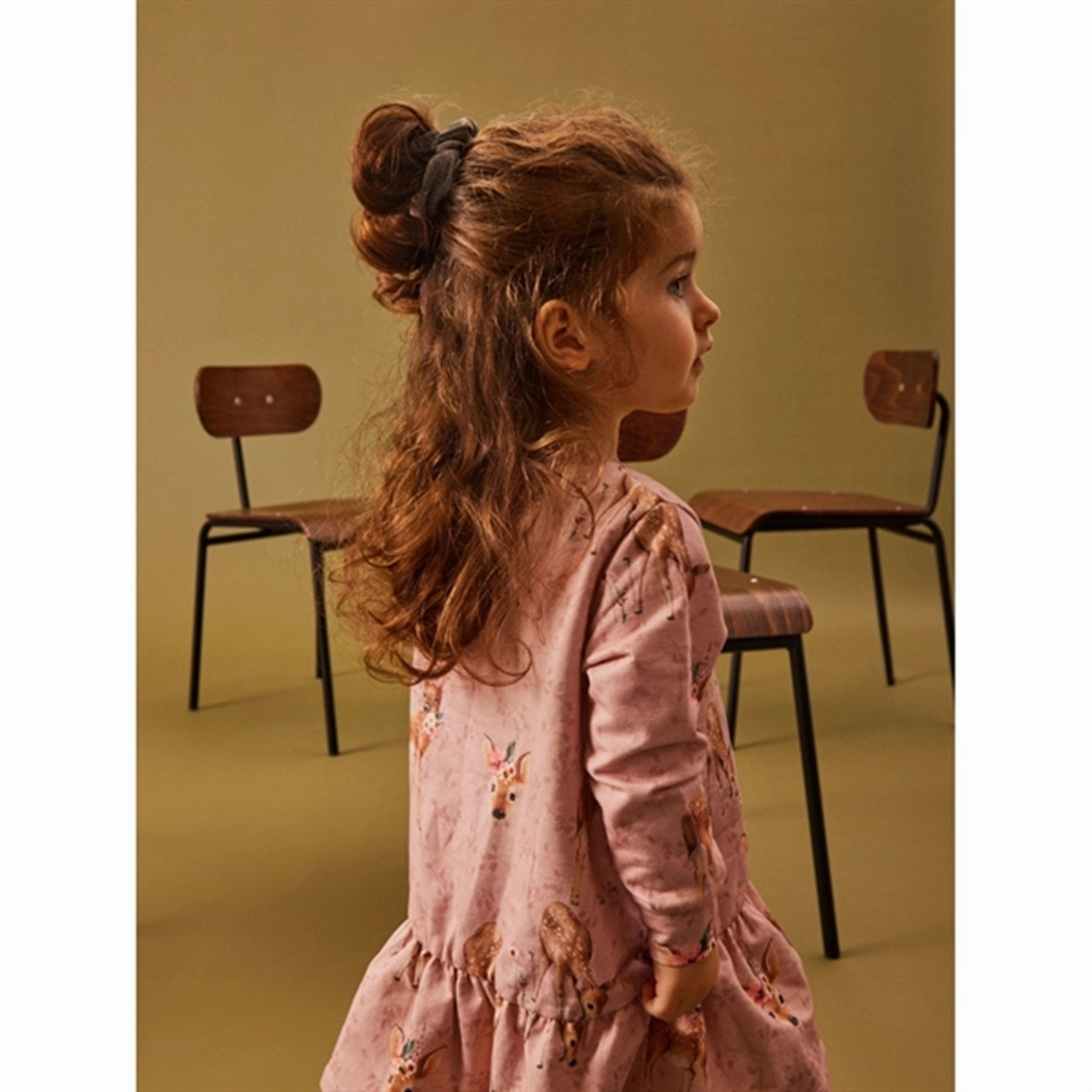 Layered Design Gender Inclusive Name it Rose Smoke Obambi Sweat Dress