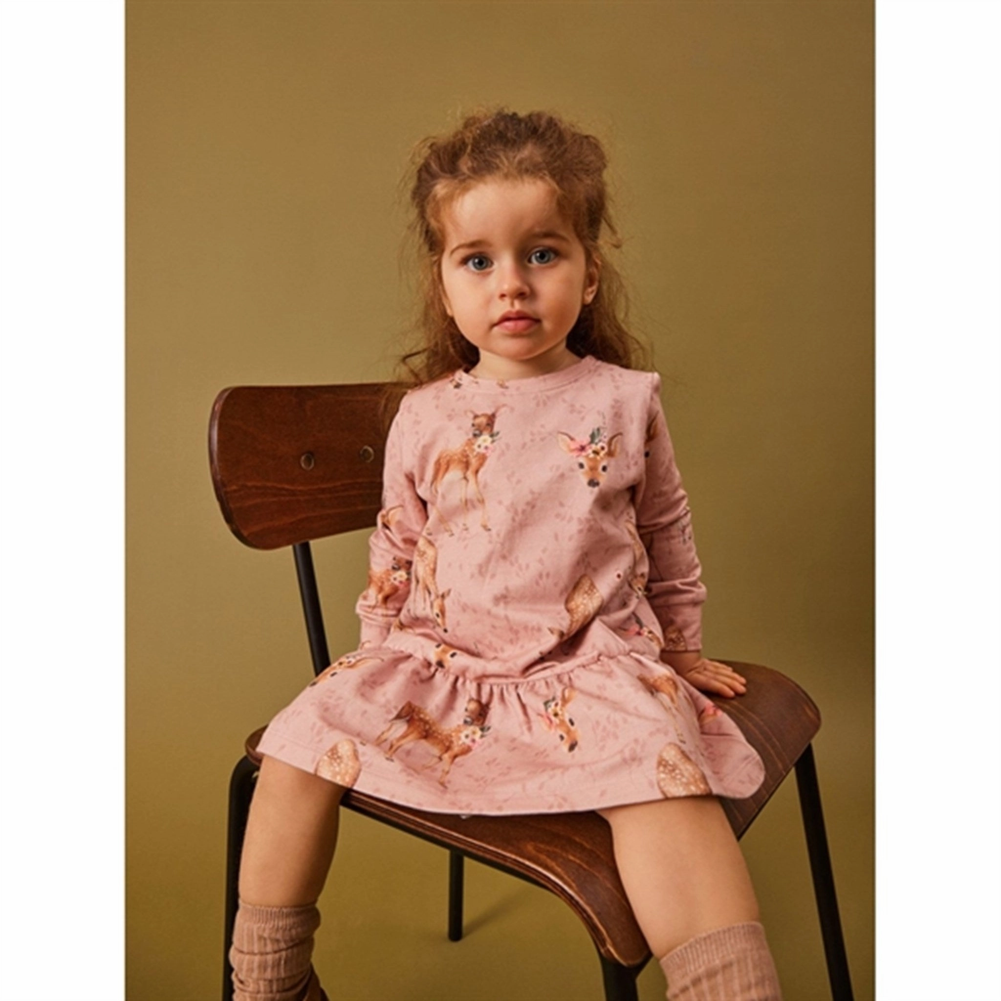 Name it Rose Smoke Obambi Sweat Dress Vibrant Layer Stylish Silhouette