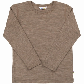 Joha Beige Melange Blouse M/Lange Sleeves Lightweight Material